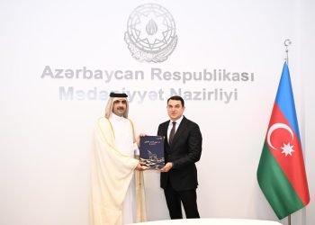 Mədəniyyət naziri Adil Kərimli Bakıda qətərli həmkarı ilə görüşüb