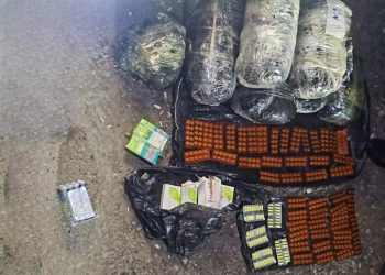 Biləsuvarda saxlanılan narkokuryerdən 10 kiloqram narkotik vasitə və həblər aşkarlanıb