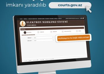 Müflisləşmə barədə iddia ərizələrinin elektron formada hazırlanması və məhkəməyə göndərilməsi imkanı yaradılıb