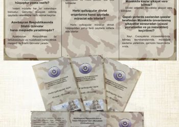 “İnsan Hüquqları Aylığı” çərçivəsində hərbi qulluqçular üçün maarifləndirici vəsait hazırlanıb
