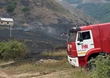 Şuşanın Böyük Qaladərəsi kəndində yanğın qısaqapanmadan yaranıb