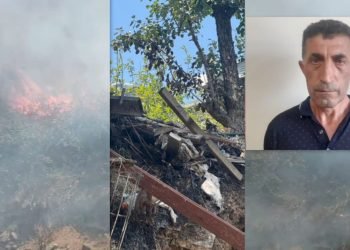 Yanğın törədən şəxs həbs edilib