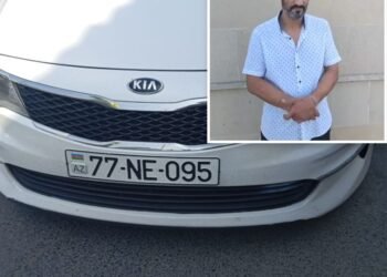 Sabunçuda narkotik vasitənin təsiri altında qəza törədən sürücü həbs edilib