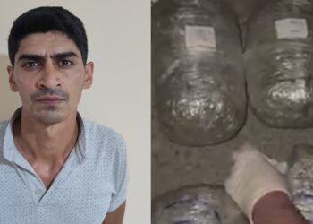 Səbail rayonunda narkokuryer saxlanıldı: 10 kq marixuana aşkarlandı