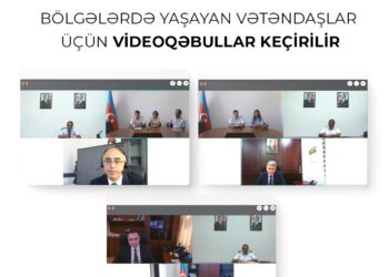 Bölgələrdə yaşayan vətəndaşlar üçün videoqəbullar keçirilir