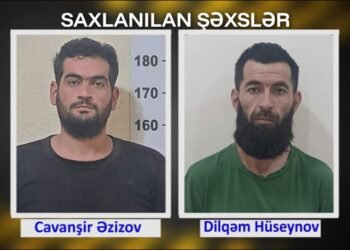 Polis Ağcabədidə 47 min manat dəyərində kabel oğurlayan 2 nəfəri saxlayıb