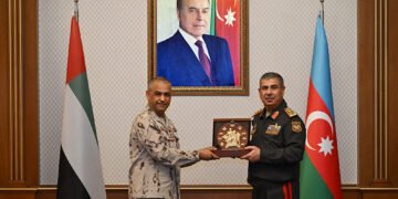 BƏƏ Xüsusi Əməliyyatlar Qüvvələrinin komandanı ölkəmizə səfər edib