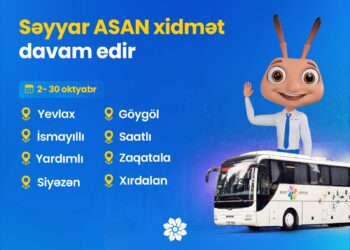 Səyyar ASAN xidmətin regionlarda fəaliyyəti davam edir