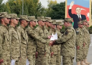 Hərbi xidməti başa vuran sərhədçi əsgərlərin Silahlı Qüvvələrin ehtiyatına buraxılması həyata keçirilir