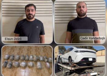 Polis diqqət çəkməmək üçün narkotikləri evakuatorla daşımağa cəhd edən şəxsləri ifşa edib