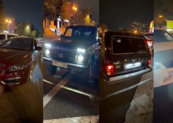 Nəsimi rayonunda gecə saatlarında yol hərəkəti qaydaları kobud şəkildə pozan sürücülər məsuliyyətə cəlb olunublar