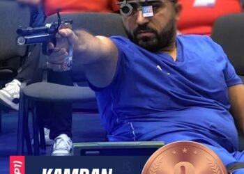 Paragüllə atıcımız Kamran Zeynalovdan Dünya Kubokunda bürünc medal qazanıb