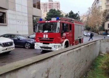 Nəsimi rayonunda binada partlayış-bir nəfər xəsarət aldı