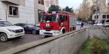 Nəsimi rayonunda binada partlayış-bir nəfər xəsarət aldı