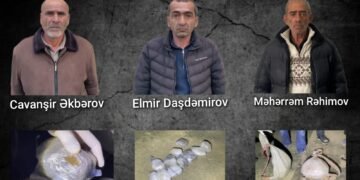 Narkokuryerlərin “meyvə satıcısı” kimi davranmaq cəhdi alınmadı, polis tərəfindən ifşa olundular