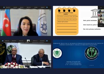 “Korporativ məsuliyyət kontekstində əlilliyi olan şəxslərin hüquqlarının müdafiəsi: ombudsman institutlarının rolu” mövzusunda beynəlxalq vebinar keçirilib