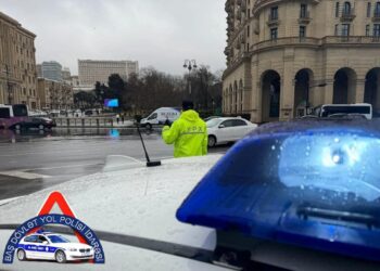 BDYPİ: Yağışlı hava yollarda diqqət, məsuliyyət və səbr tələb edir