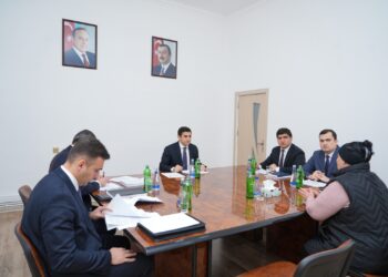 Nazir Fərid Əhmədov Bərdə şəhərində vətəndaşları qəbul edib