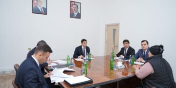 Nazir Fərid Əhmədov Bərdə şəhərində vətəndaşları qəbul edib