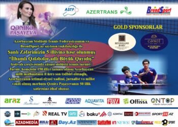 Zəfərimizin 5 illiyinə həsr olunmuş “İlhamlı Qələbələr adlı Böyük Qayıdış” festivalı çərçivəsində xüsusi stolüstü tennis turniri keçiriləcək