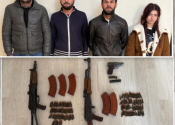 Polis Bərdə və Ağdamda silah alveri edən cinayətkar dəstənin üzvlərini ifşa etdi