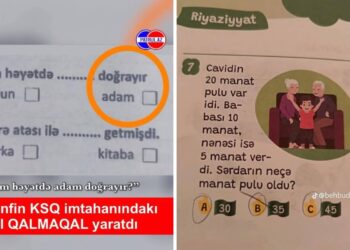 Təhsil Sistemində Faciəvi Gülüş: Uşağa “Adam doğramağı” öyrədən test, Cavidin pulunu oğurlayan Sərdar