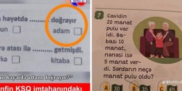 Təhsil Sistemində Faciəvi Gülüş: Uşağa “Adam doğramağı” öyrədən test, Cavidin pulunu oğurlayan Sərdar