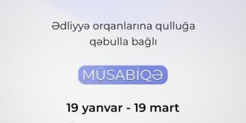 Ədliyyə Nazirliyi qulluğa qəbulla bağlı növbəti açıq müsabiqə elan edir