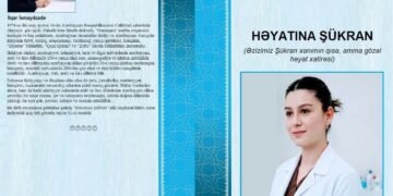 “HƏYATINA ŞÜKRAN”- yazıçı-şair Sakit Üçtəpəlinin qızı Şükran İsazadəyə həsr olunmuş bir qısa təqdimat və xatirə kitabçasıdır