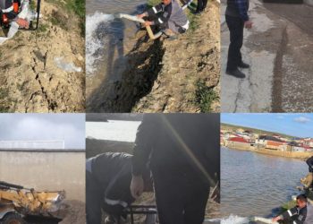 Abşeron rayonu Hökməli qəsəbəsində yağış sularının törətdiyi fəsadlar uğurla aradan qaldırılır(FOTOLAR)