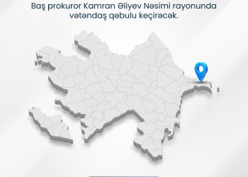 Baş prokuror Kamran Əliyev paytaxtın Nəsimi rayonunda vətəndaşları qəbul edəcək