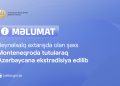 Beynəlxalq axtarışda olan şəxs Monteneqroda tutularaq Azərbaycana ekstradisiya edilib