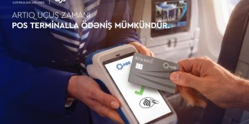 Azərbaycan Hava Yolları və ABB təyyarə göyərtəsində POS ödəniş imkanını istifadəyə verib