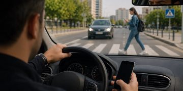 BDYPİ-dən yol hərəkəti iştirakçılarına müraciət: Telefon diqqətinizi yoldan ayırmasın