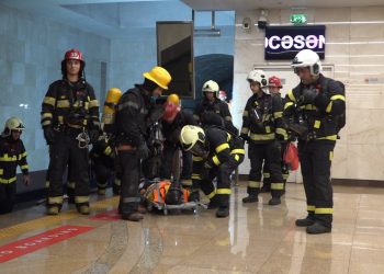 FHN metroda növbəti birgə təlim keçirib (FOTOLAR)