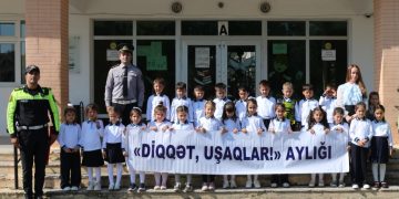 Qusarda “Diqqət, uşaqlar!” aylığı çərçivəsində maarifləndirici görüş keçirilib